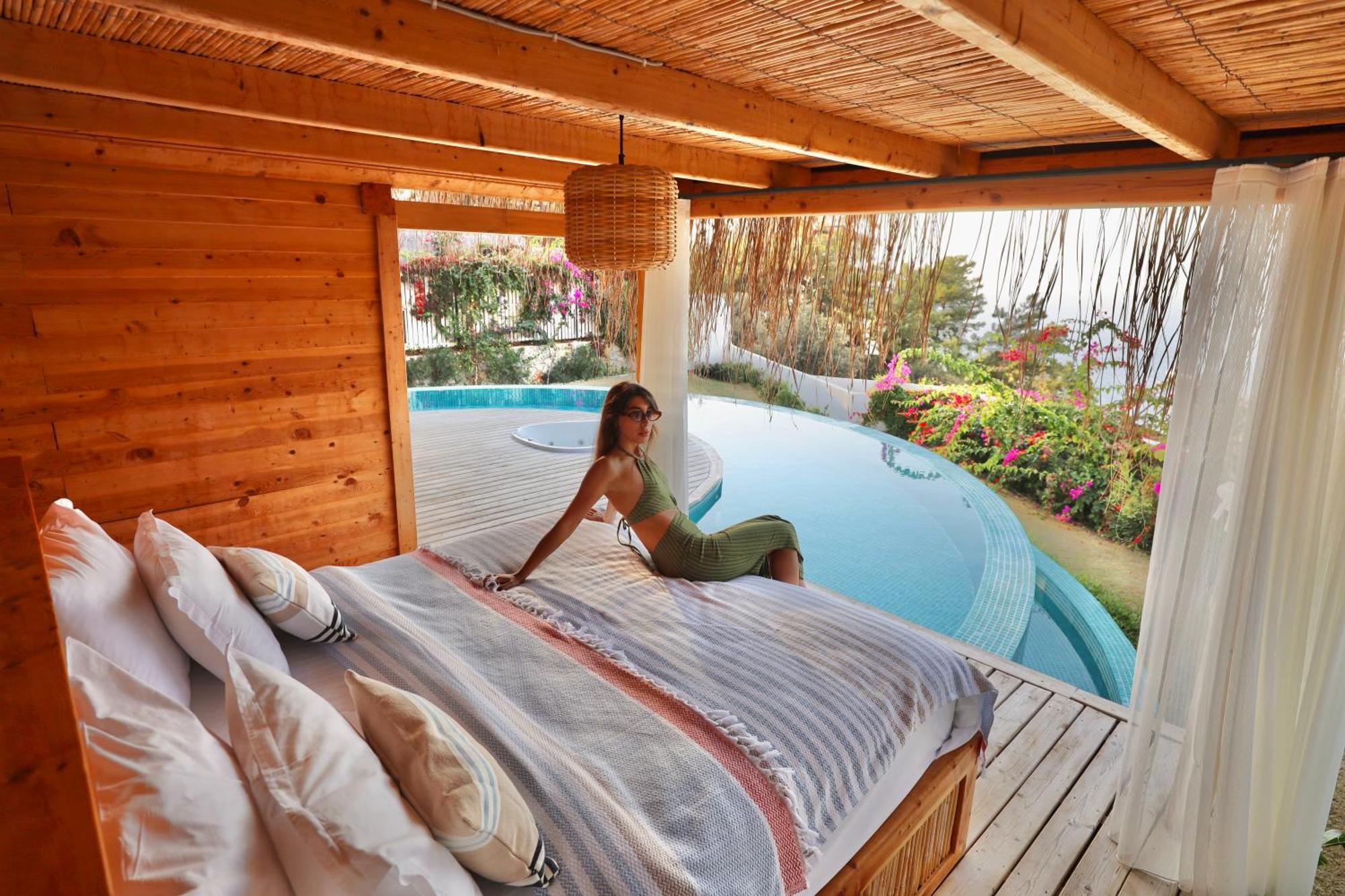 Hotel Seaview Faralya Esterno foto